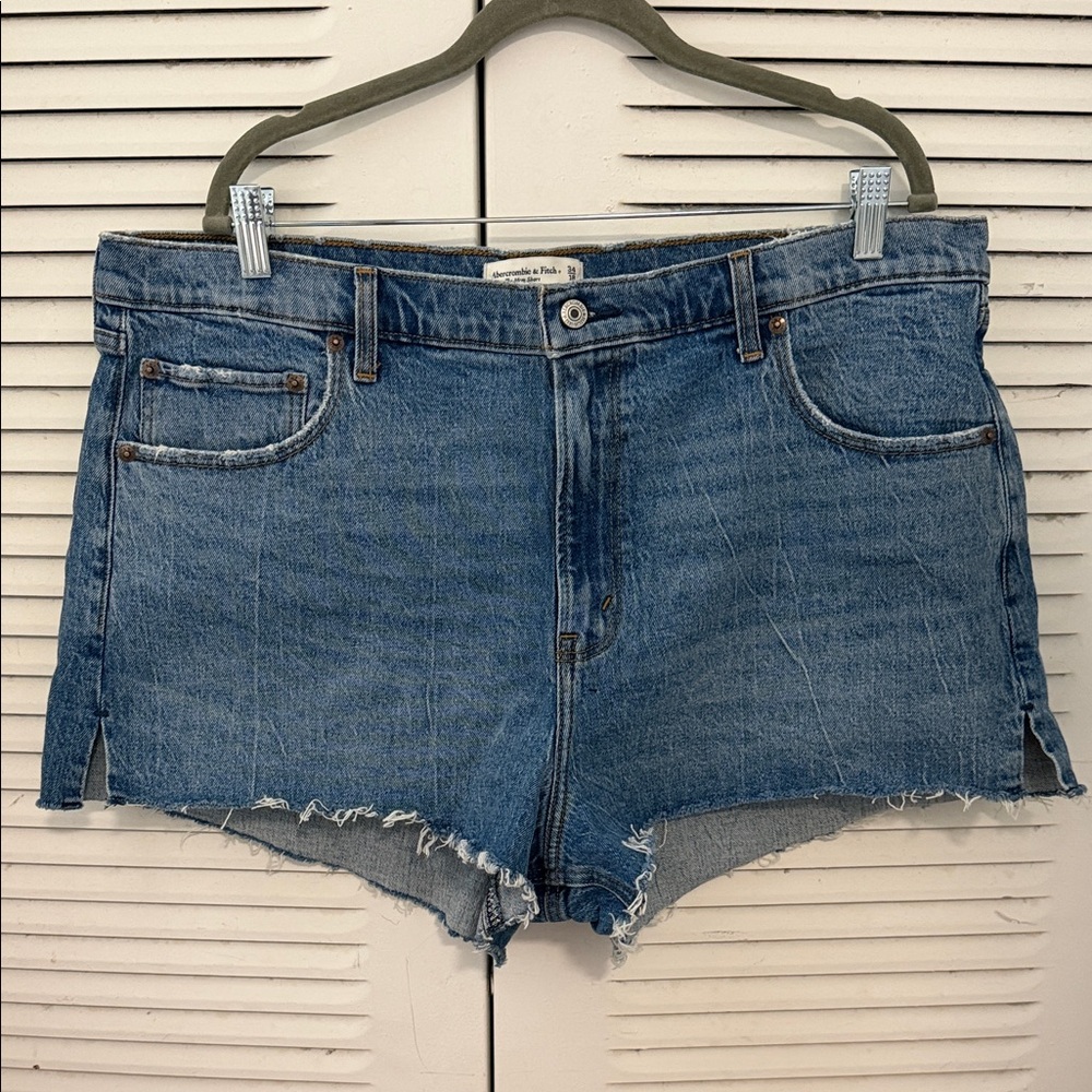 Denim Blue Women's Shorts #054